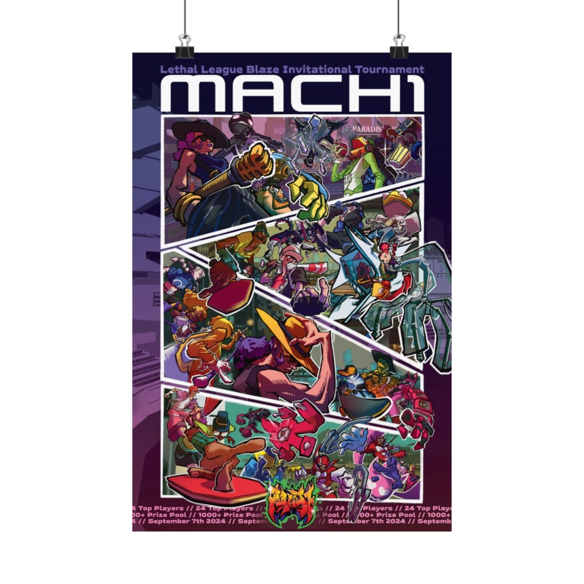 MACH 1 Matte Vertical Poster