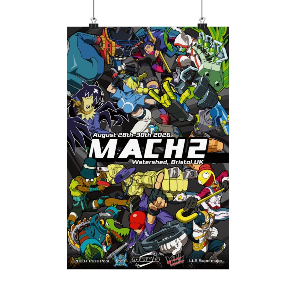 MACH 2 Matte Vertical Poster