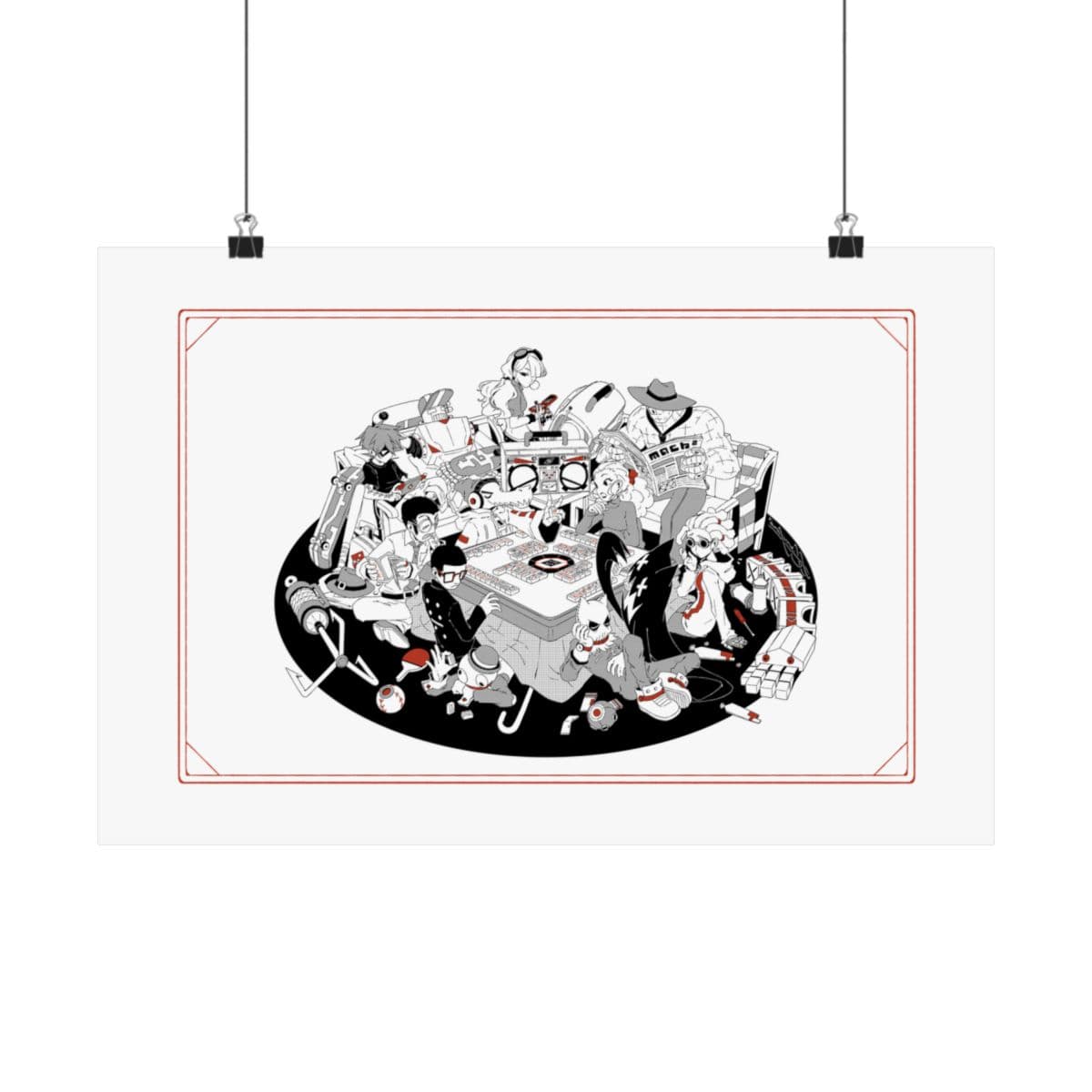 Machjong Matte Horizontal Poster